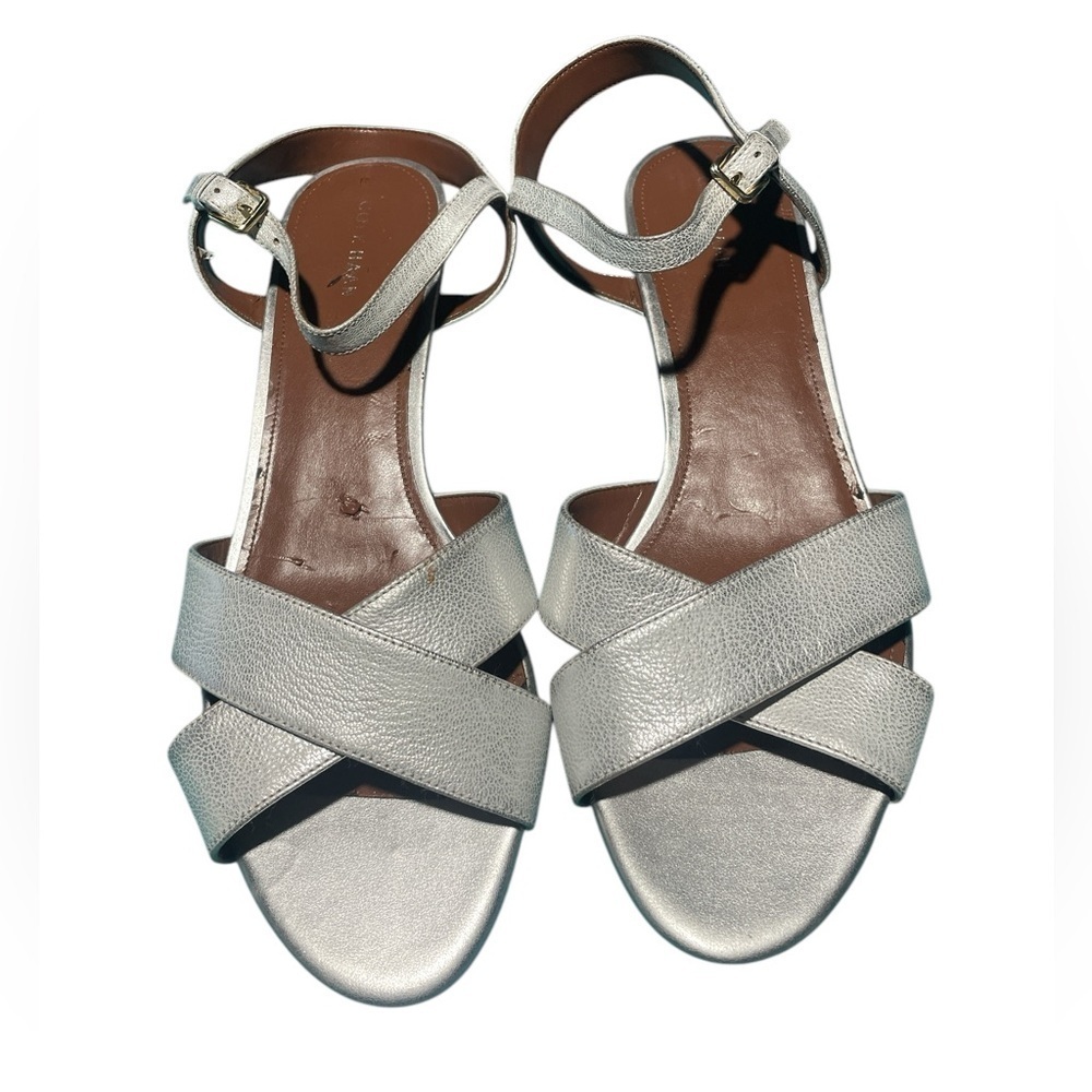 Cole Haan Elsie Cross Wedge 40 II Women Leather Shoes - Picture 2 of 6